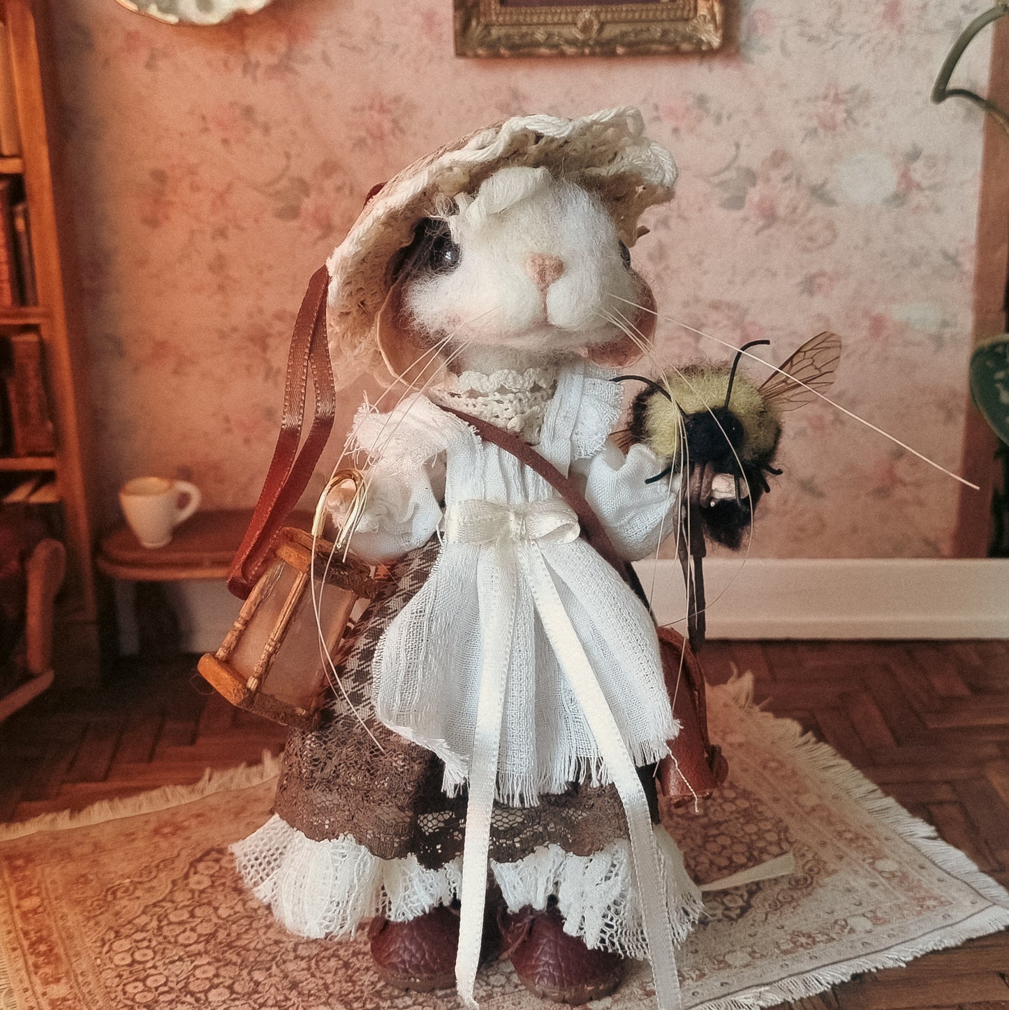 Heather | Needle Felted Collectible Wool Mouse