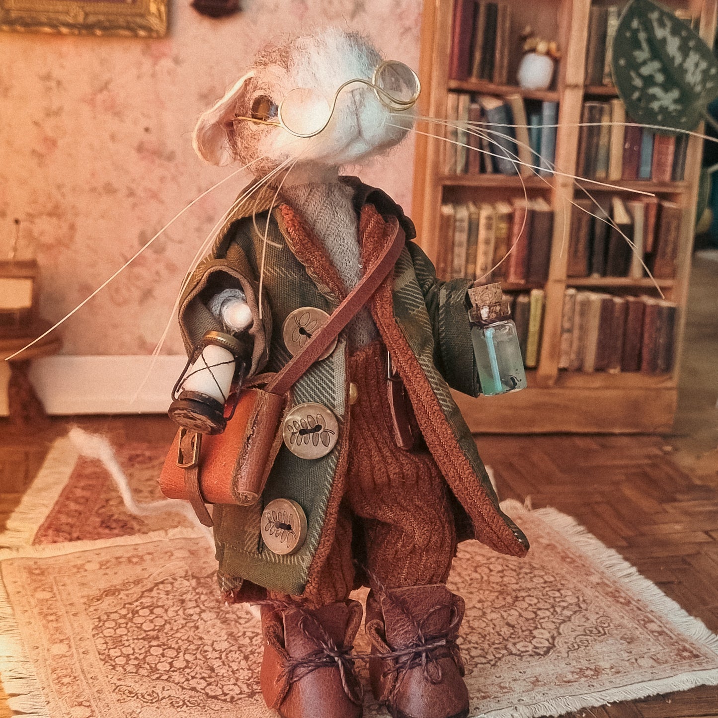 Lorien | Needle Felted Collectible Wool Mouse