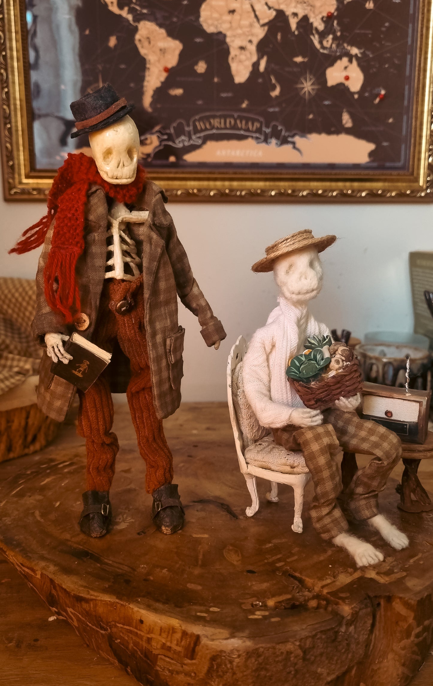 Mr. Skelly | Final 50% | 2 Sculptures