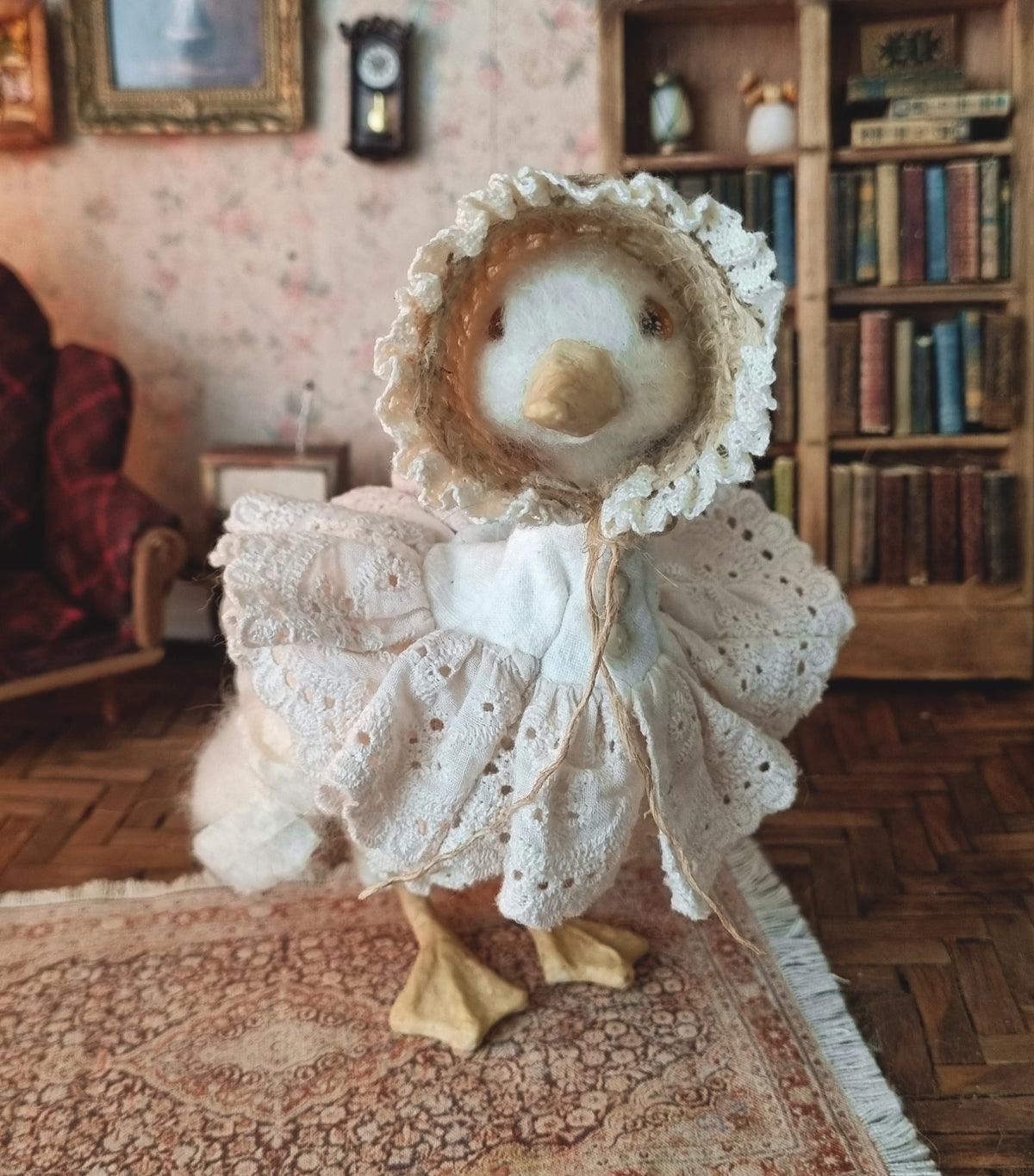 Dorothy Lilypad | Needle Felted Wool Mouse
