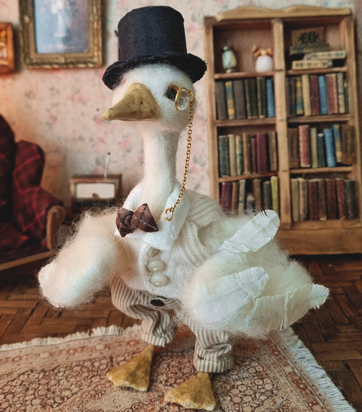 George Lilypad | Needle Felted Wool Mouse