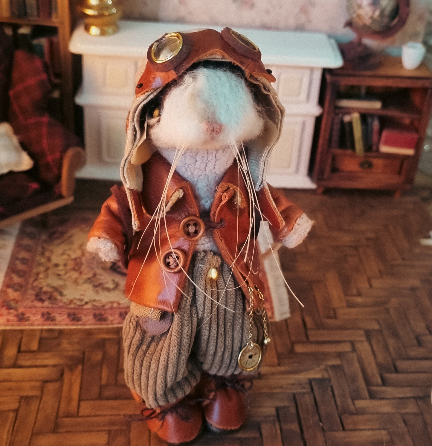 Wilder | Needle Felted Collectible Wool Mouse