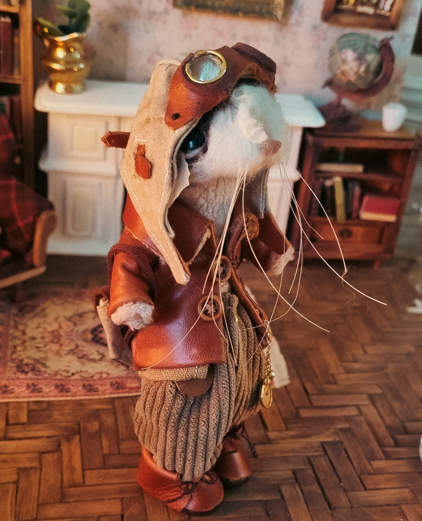 Wilder | Needle Felted Collectible Wool Mouse