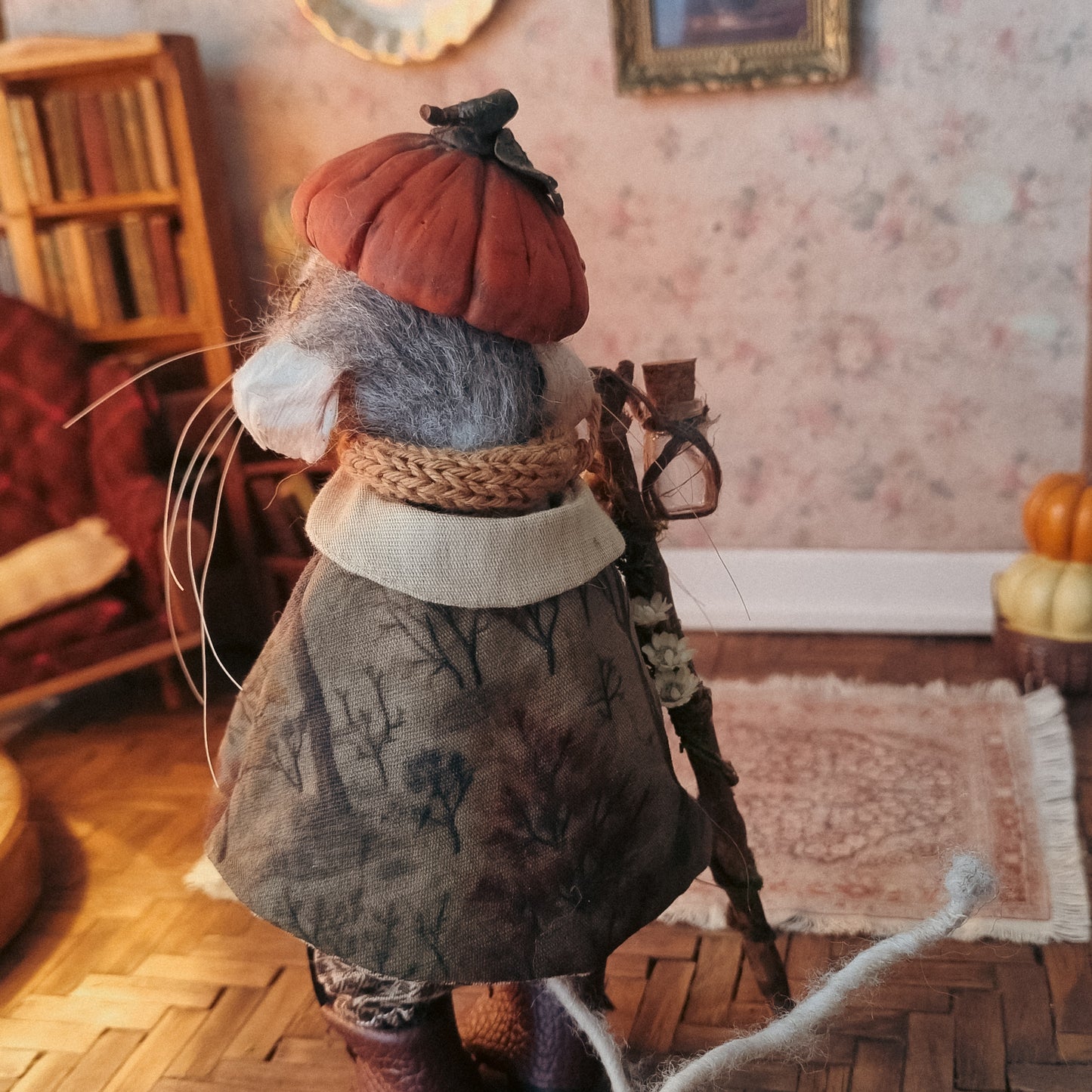 Peregrine | Needle Felted Collectible Wool Mouse