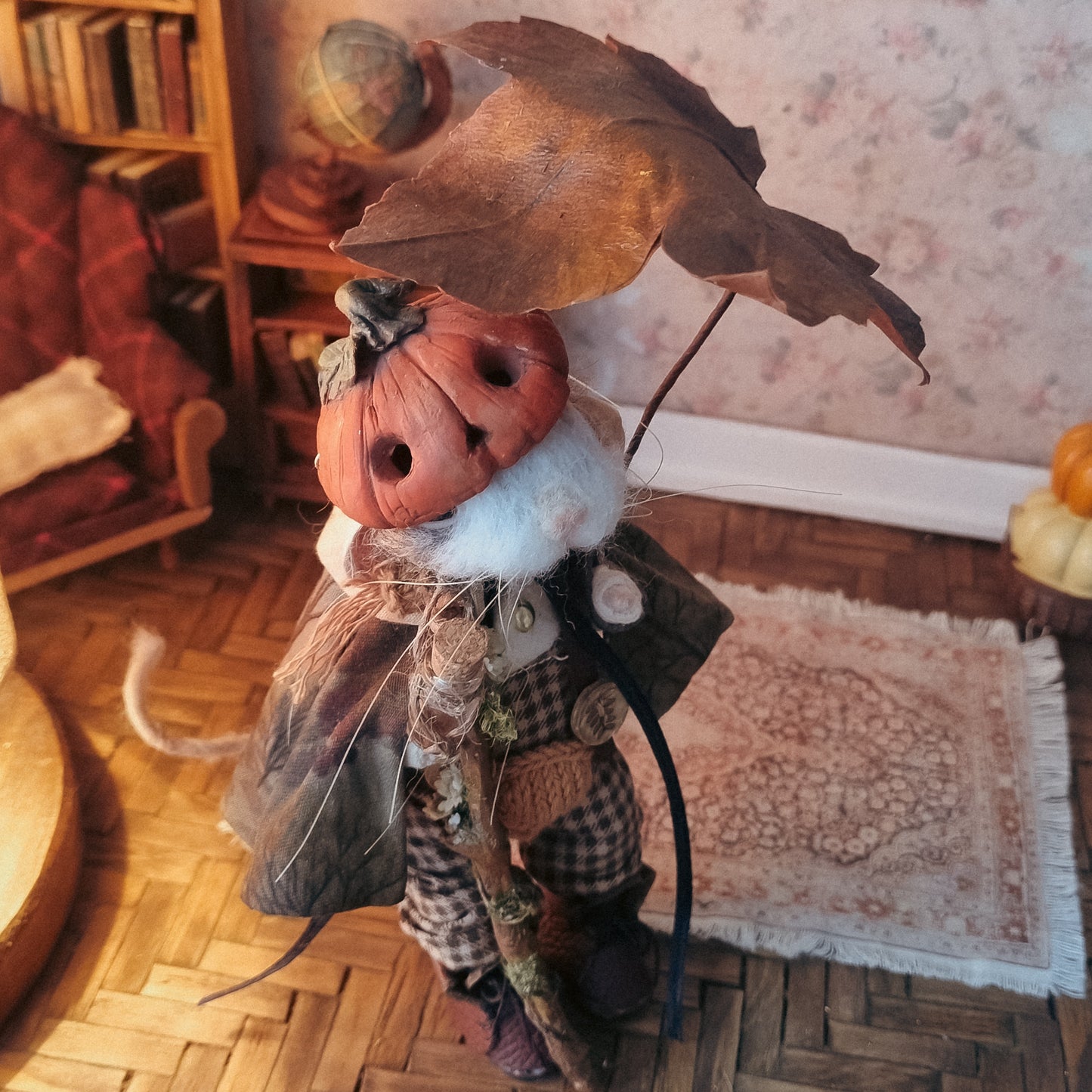 Peregrine | Needle Felted Collectible Wool Mouse