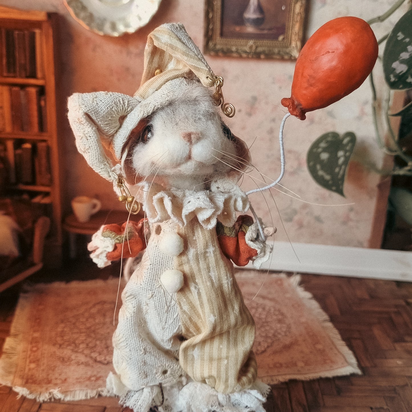 Lark | Needle Felted Collectible Wool Mouse