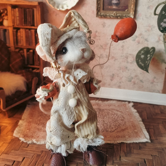 Lark | Needle Felted Collectible Wool Mouse