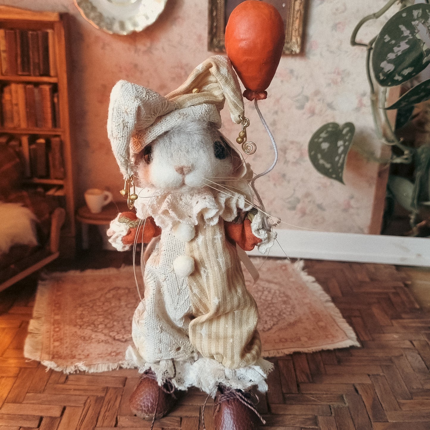 Lark | Needle Felted Collectible Wool Mouse