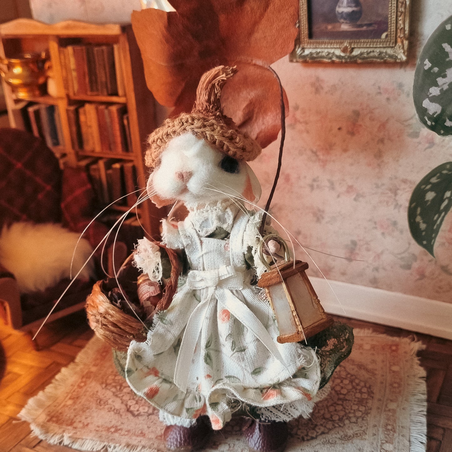 Sylvie | Needle Felted Collectible Wool Mouse