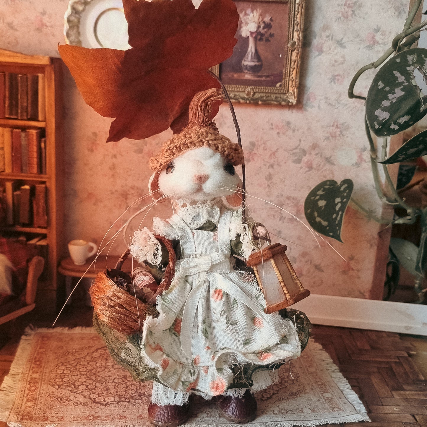 Sylvie | Needle Felted Collectible Wool Mouse