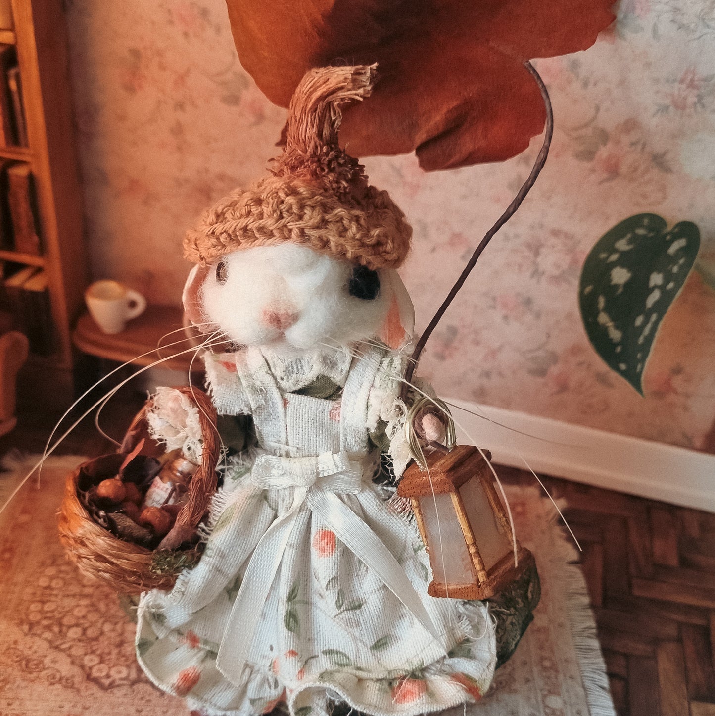 Sylvie | Needle Felted Collectible Wool Mouse