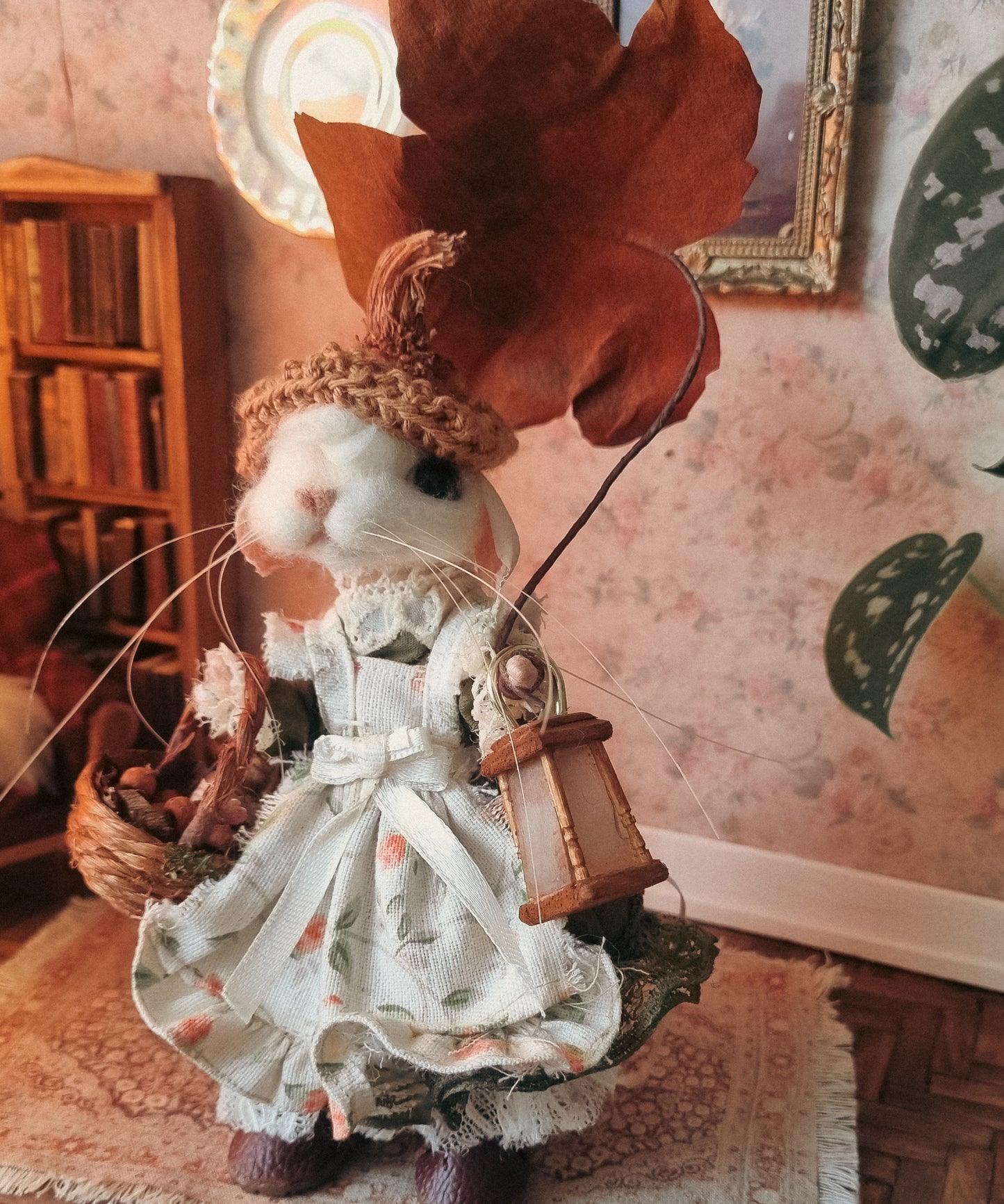 Sylvie | Needle Felted Collectible Wool Mouse