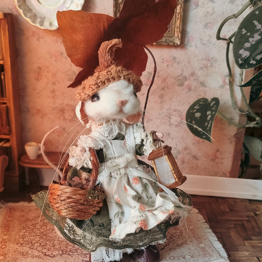 Sylvie | Needle Felted Collectible Wool Mouse
