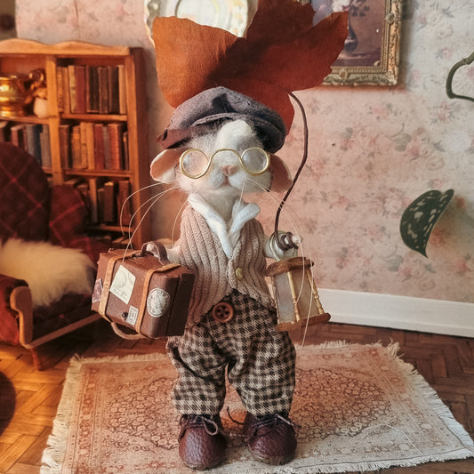 Rowan | Needle Felted Collectible Wool Mouse