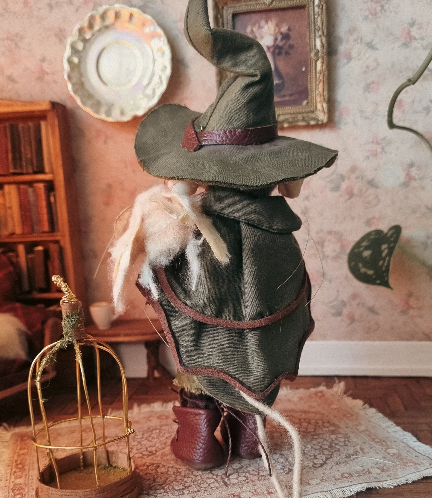 Elwyn | Needle Felted Collectible Wool Mouse