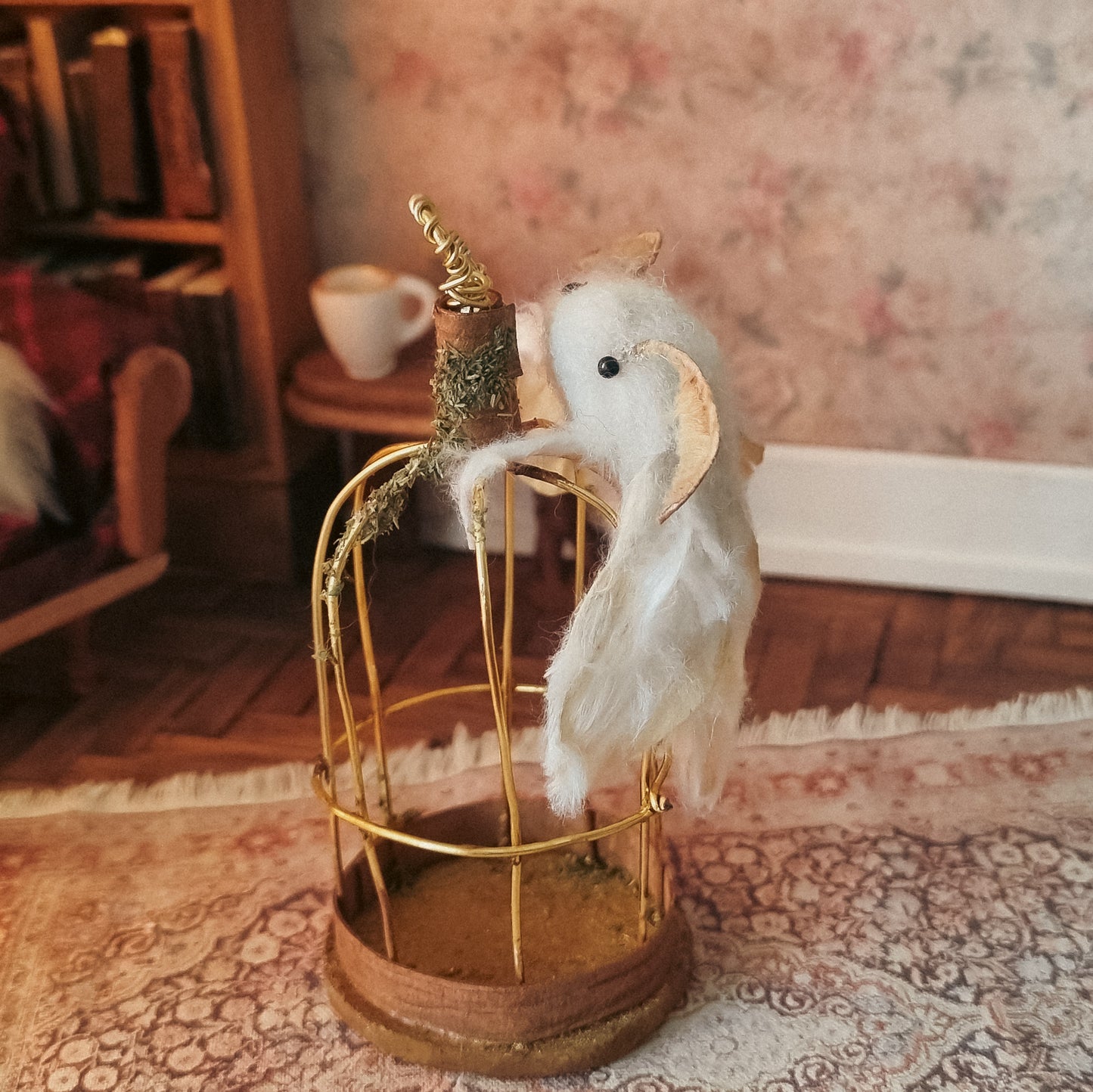 Elwyn | Needle Felted Collectible Wool Mouse