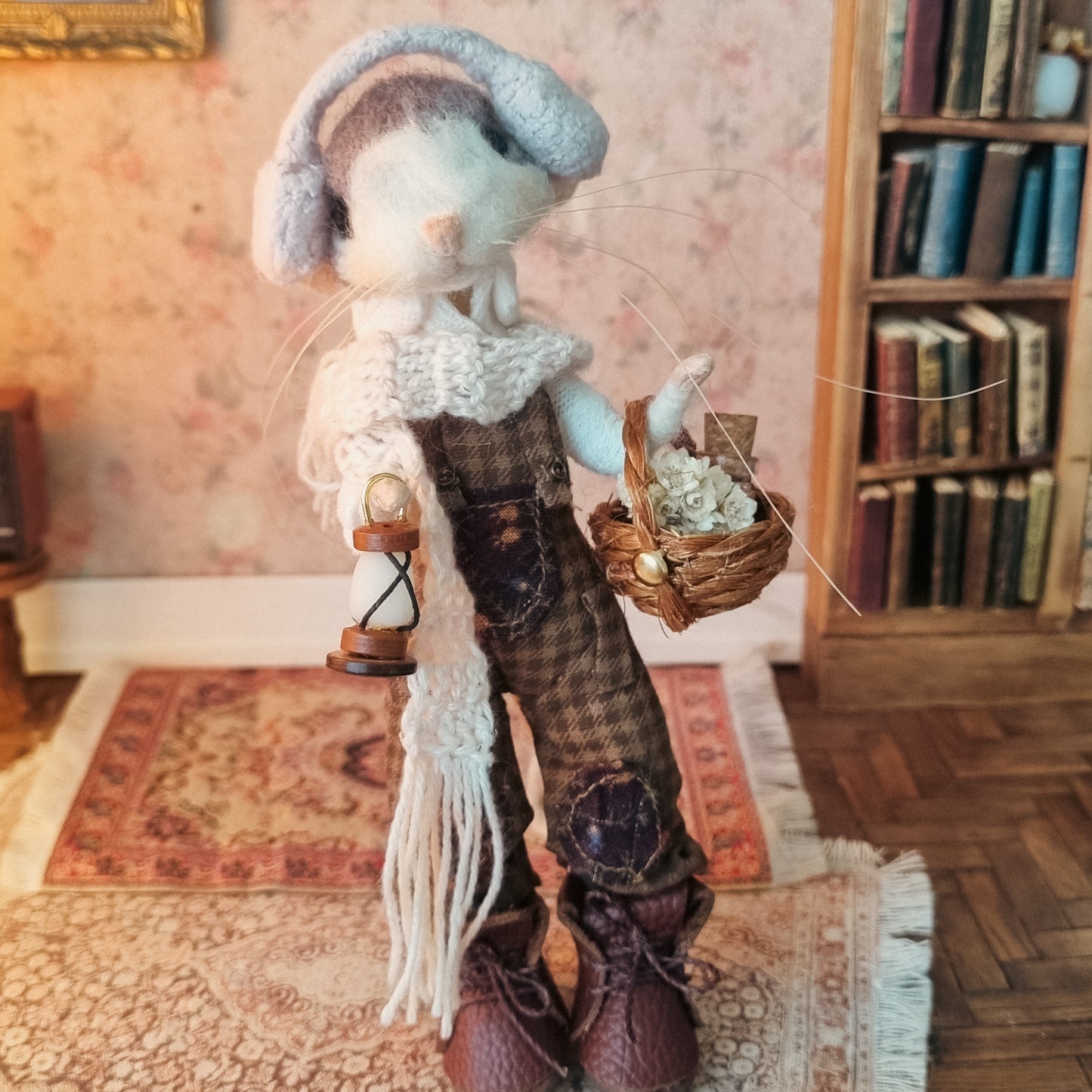 Jody | Needle Felted Collectible Wool Mouse