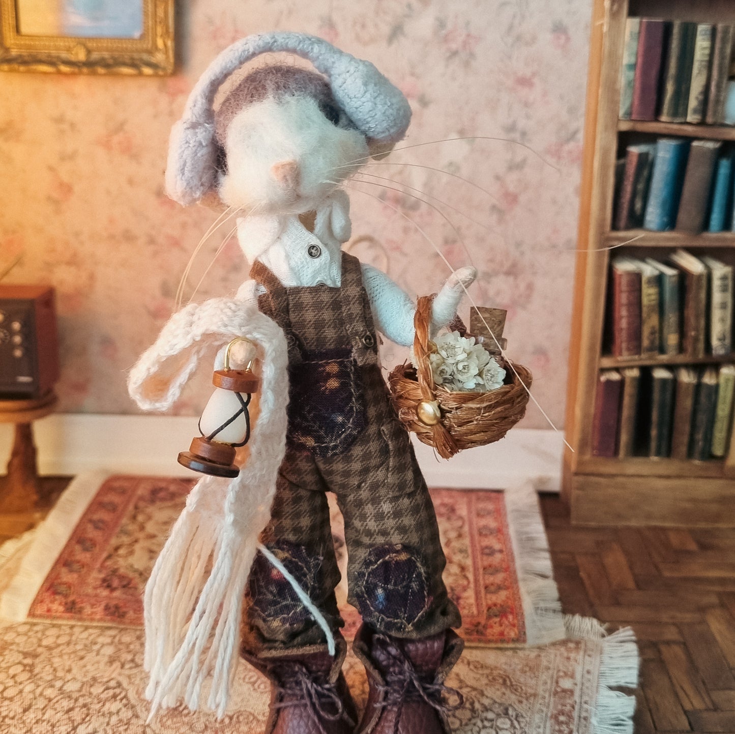 Jody | Needle Felted Collectible Wool Mouse