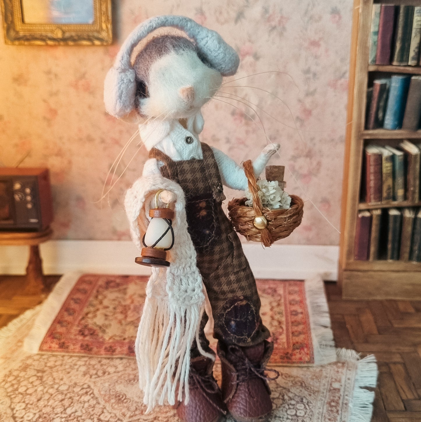 Jody | Needle Felted Collectible Wool Mouse