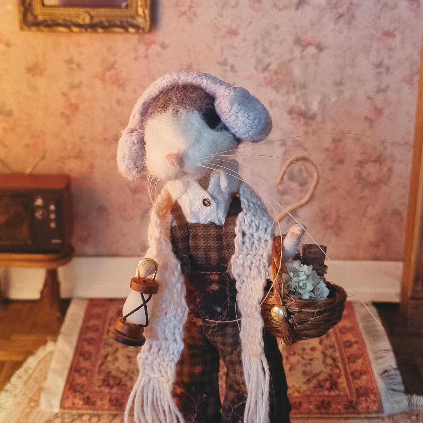 Jody | Needle Felted Collectible Wool Mouse