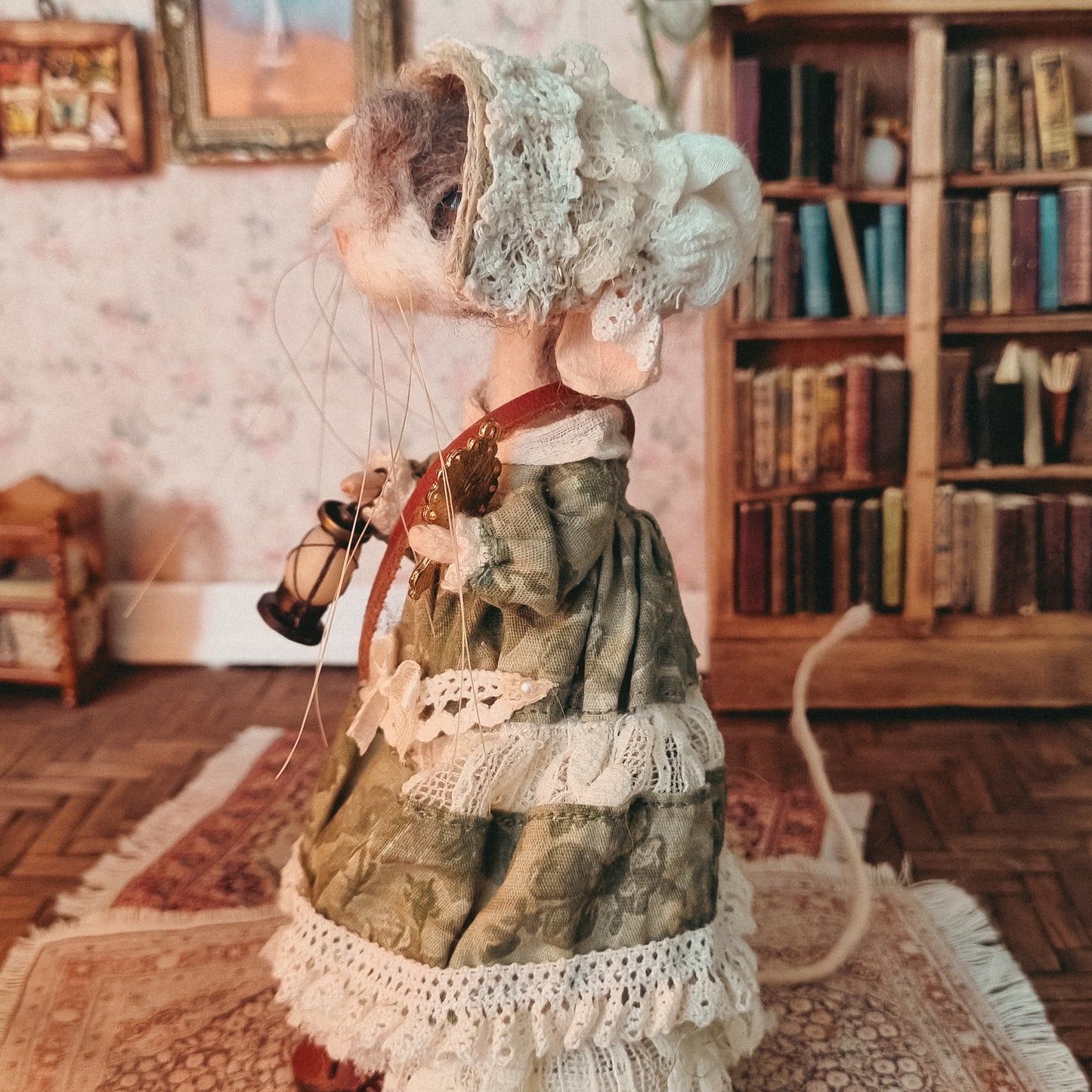 Myrtle | Needle Felted Collectible Wool Mouse