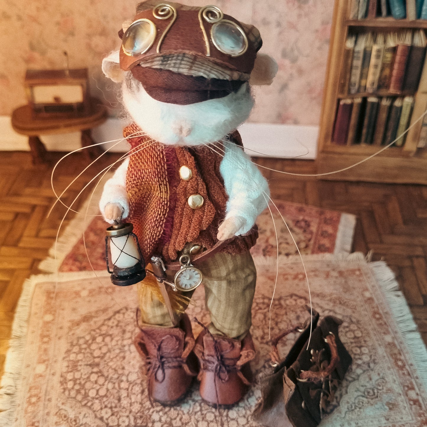 Sable | Needle Felted Collectible Wool Mouse