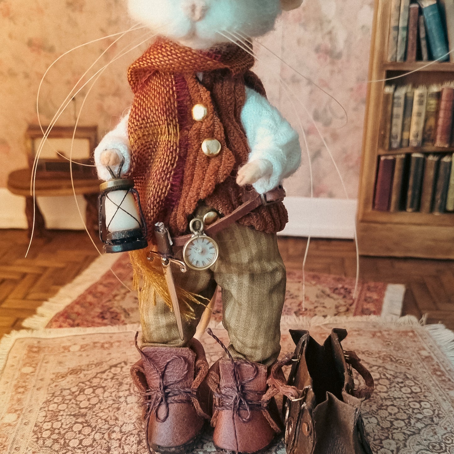 Sable | Needle Felted Collectible Wool Mouse