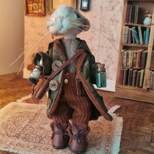 Lorien | Needle Felted Collectible Wool Mouse