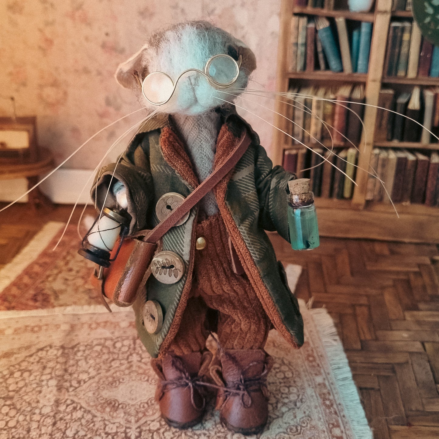 Lorien | Needle Felted Collectible Wool Mouse