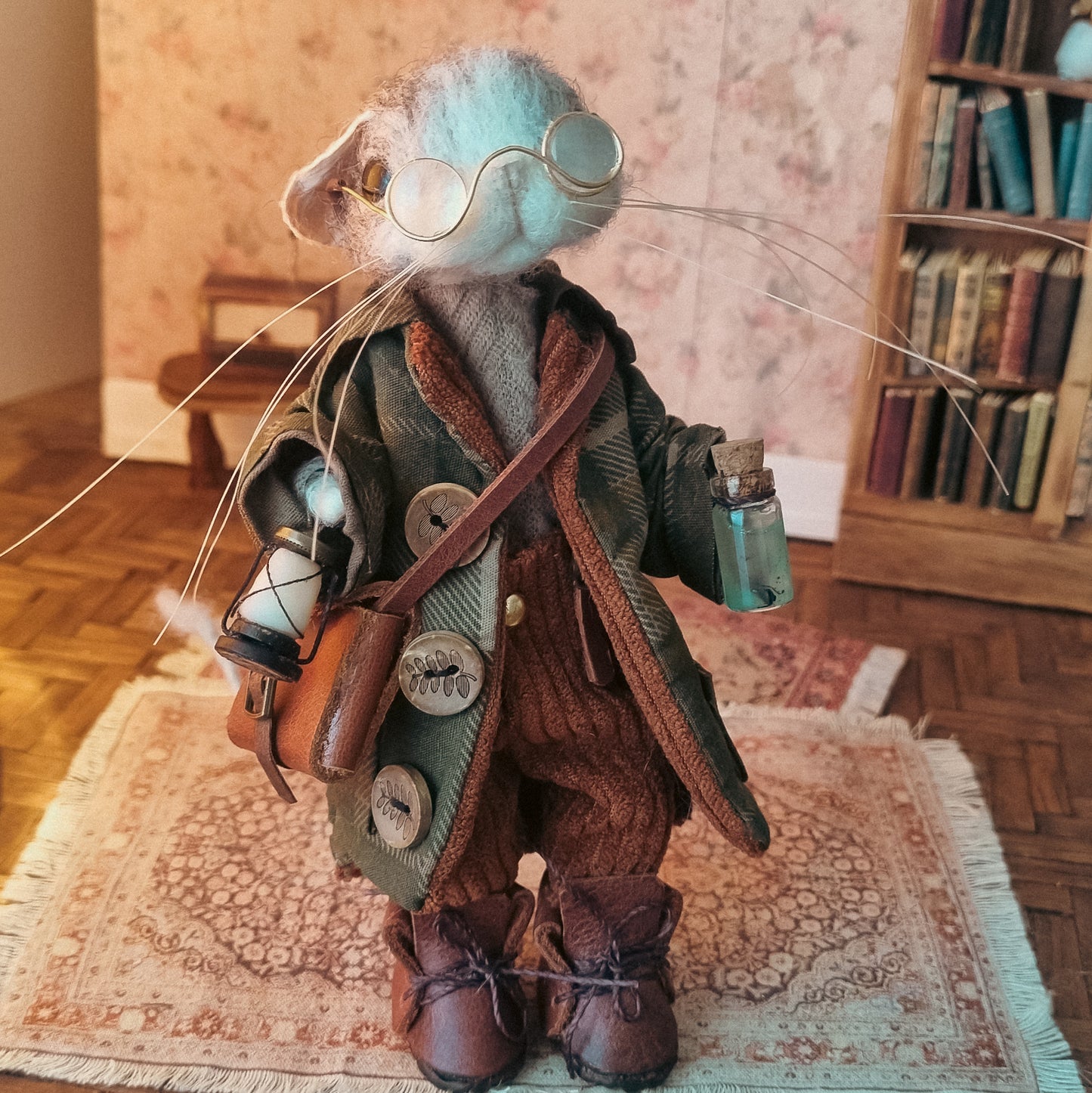 Lorien | Needle Felted Collectible Wool Mouse