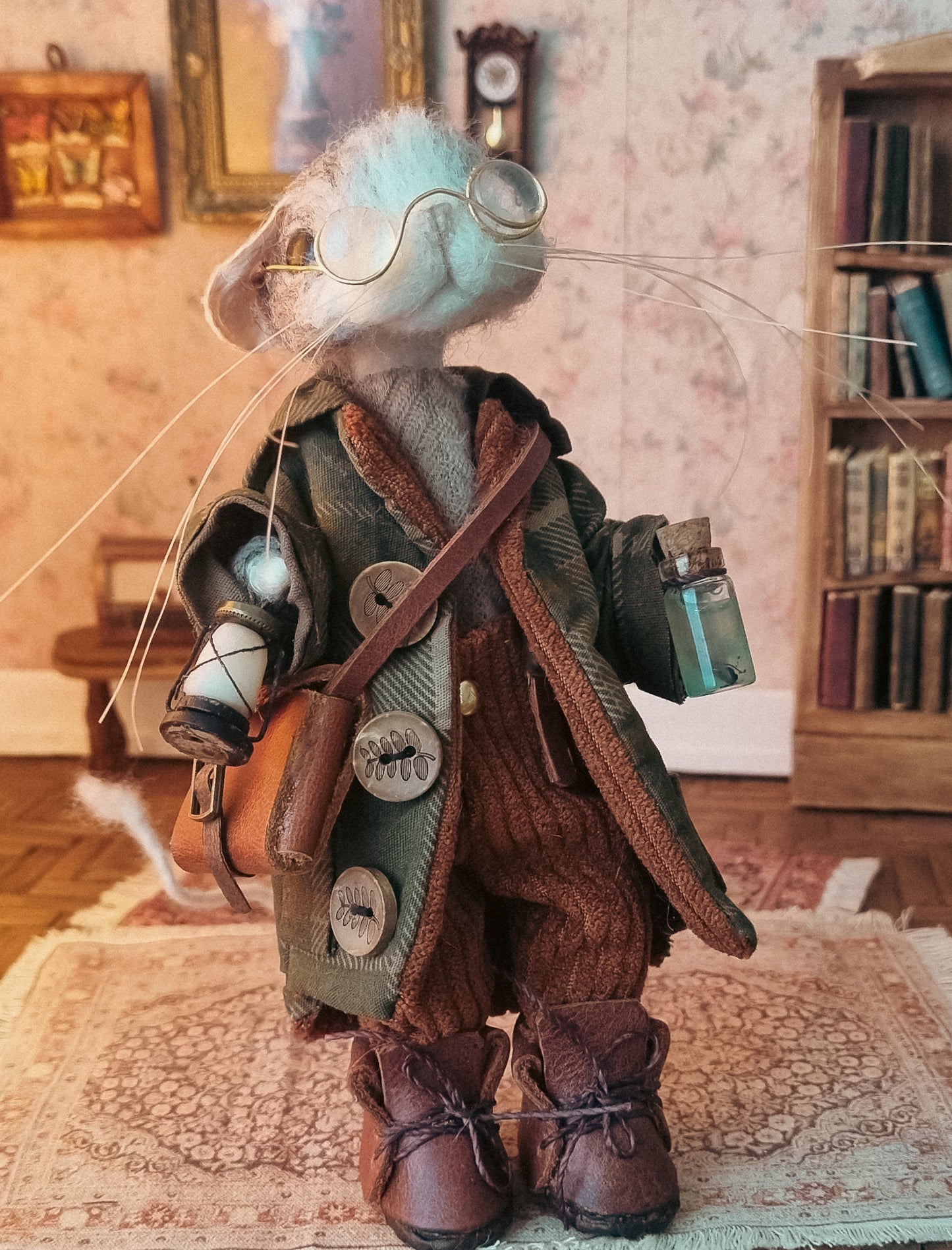 Lorien | Needle Felted Collectible Wool Mouse