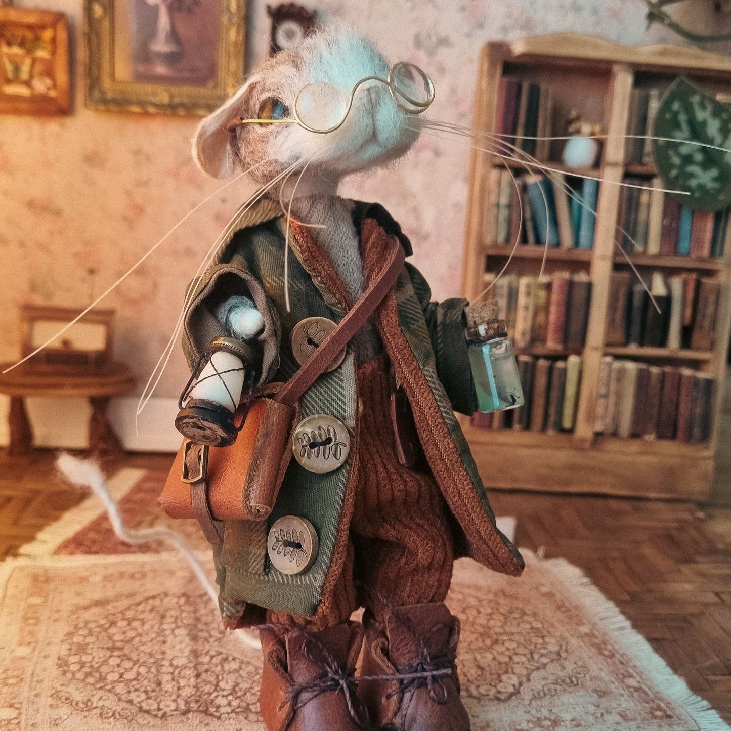 Lorien | Needle Felted Collectible Wool Mouse