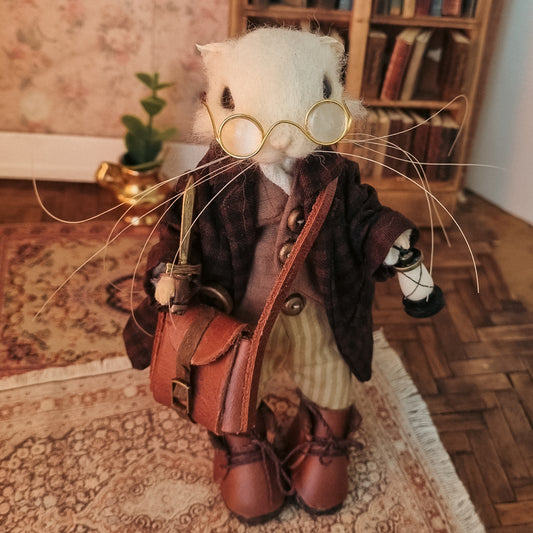 Alexander | Needle Felted Collectible Wool Mouse