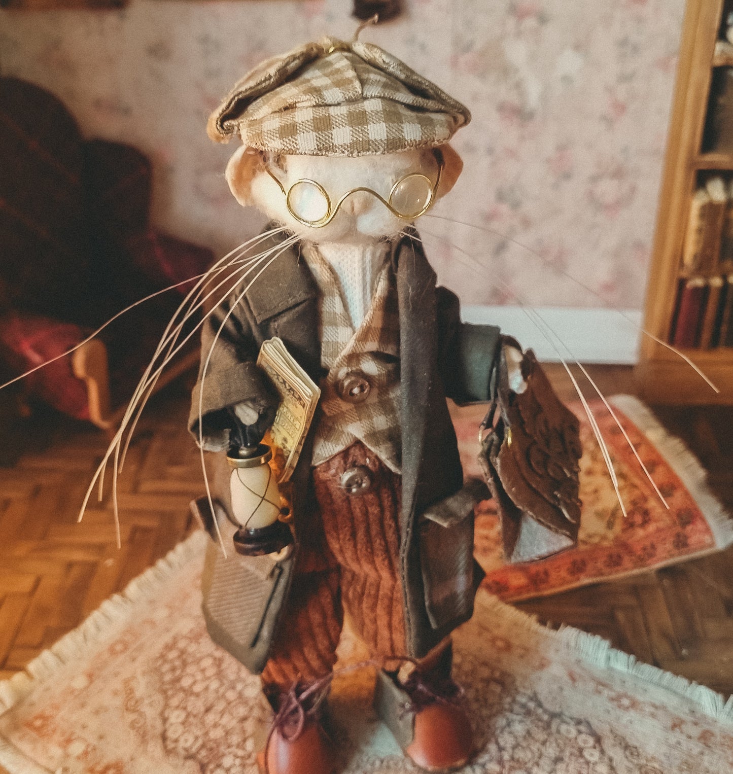 Augustin | Needle Felted Collectible Wool Mouse