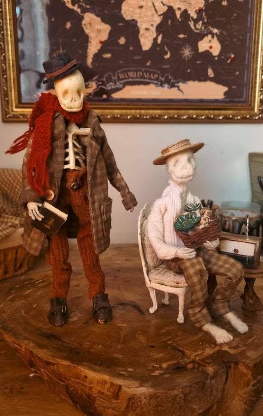 Mr. Skelly | Final 50% | 2 Sculptures