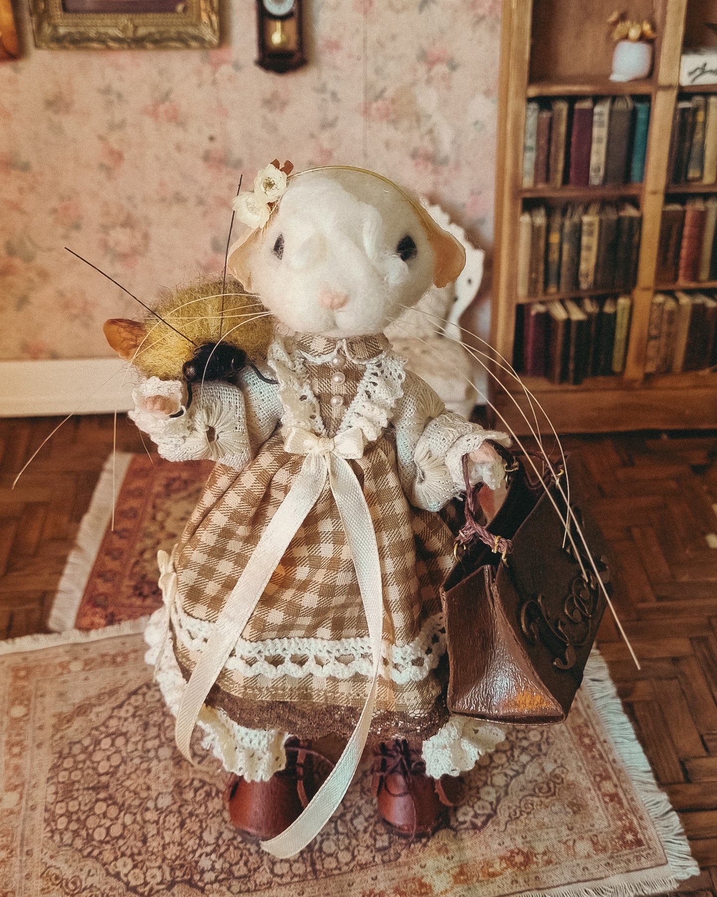 Ophelia | Needle Felted Wool Mouse