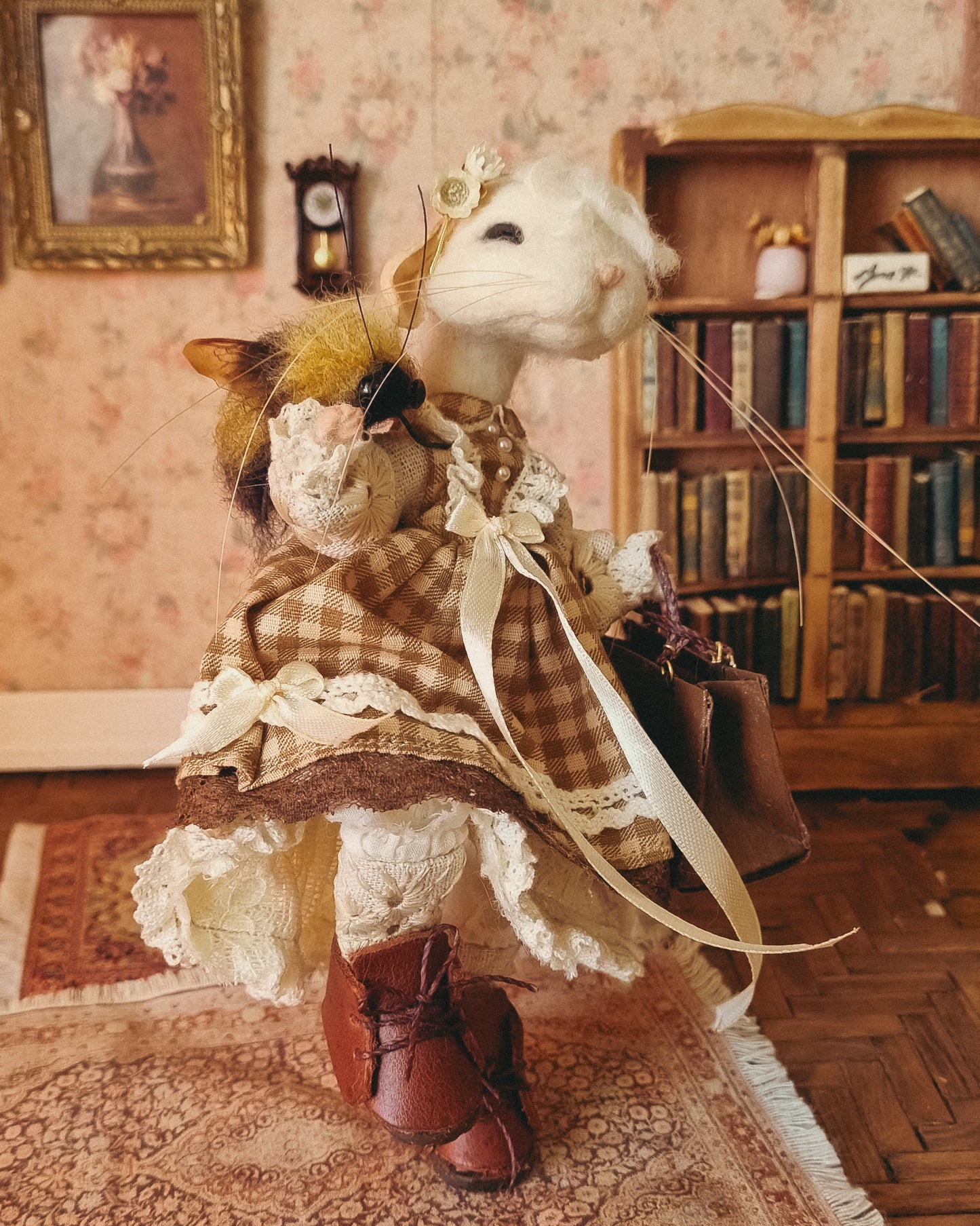 Ophelia | Needle Felted Wool Mouse