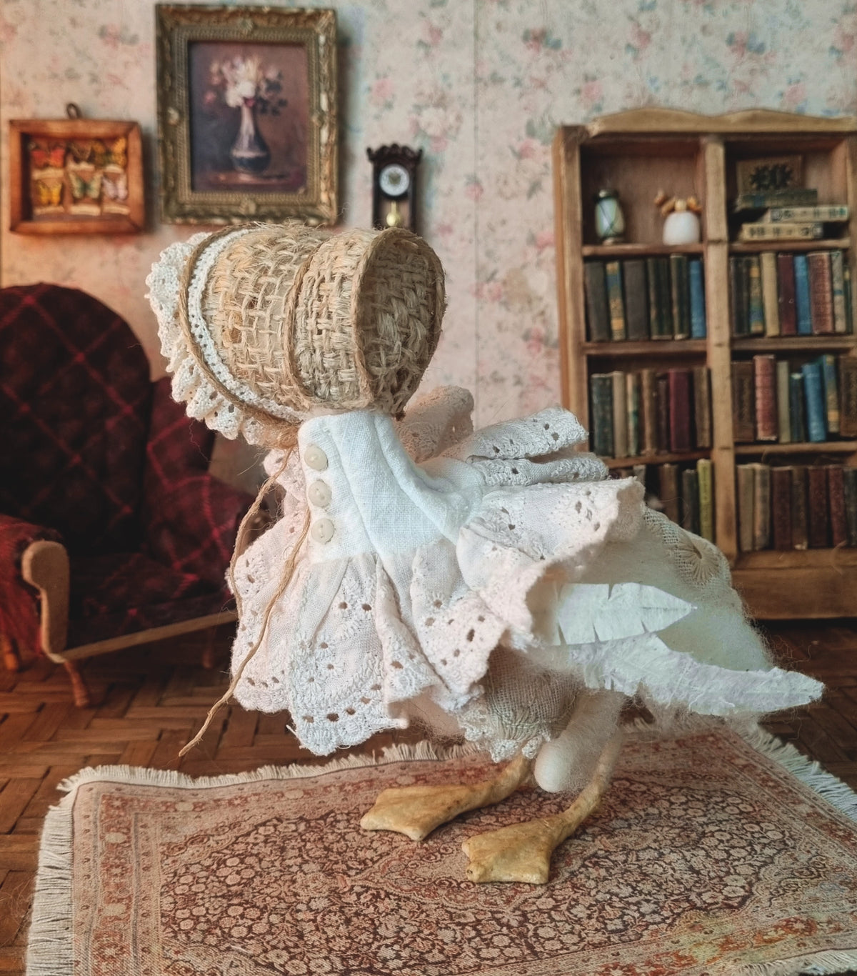 Dorothy Lilypad | Needle Felted Wool Mouse