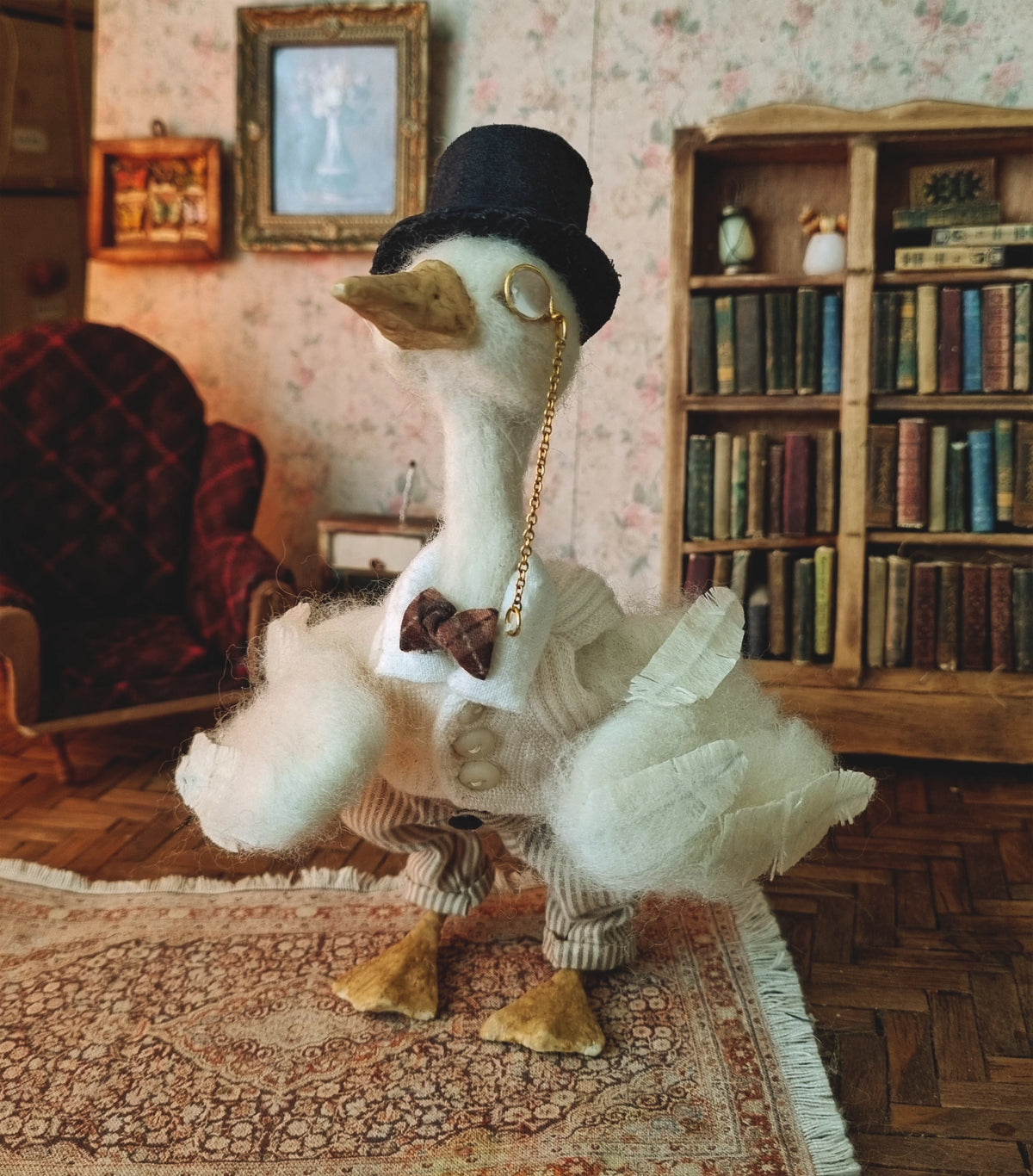 George Lilypad | Needle Felted Wool Mouse