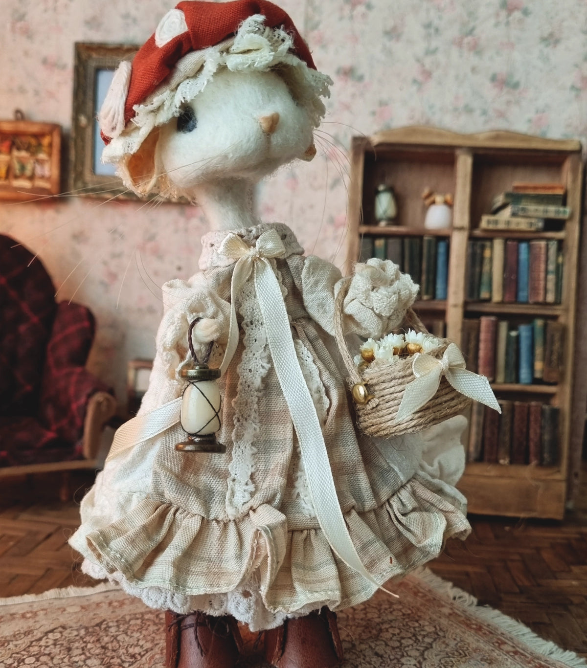 Bella | Needle Felted Wool Mouse