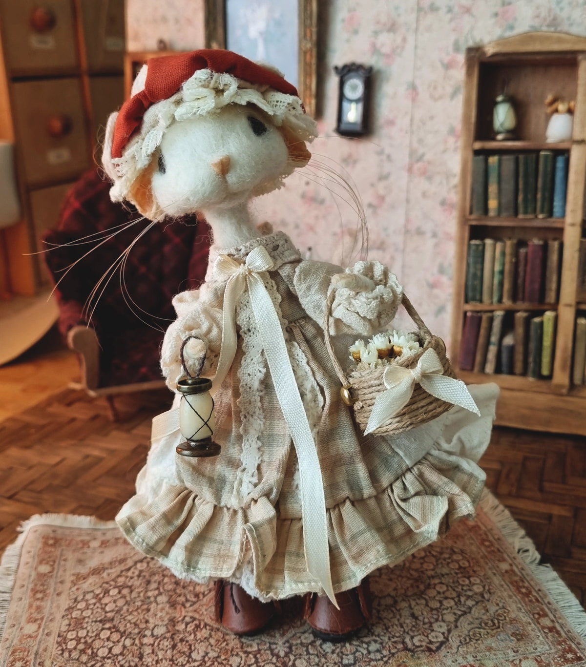 Bella | Needle Felted Wool Mouse