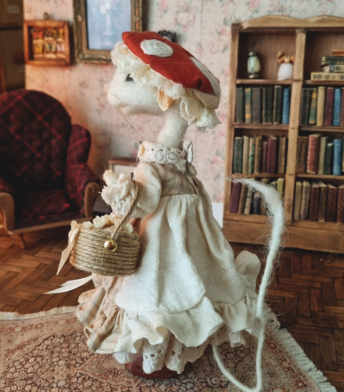 Bella | Needle Felted Wool Mouse