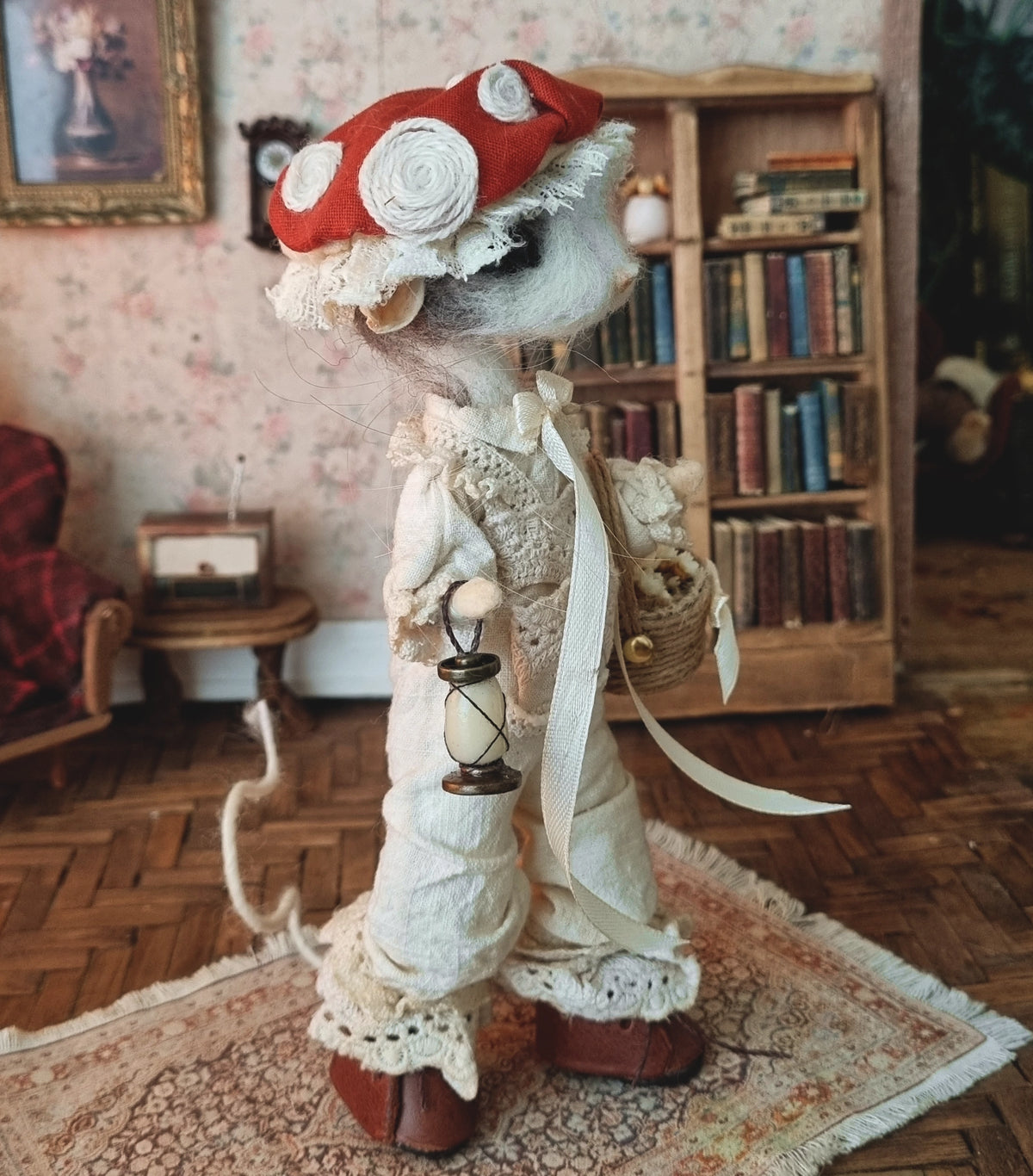Mary Ann | Needle Felted Wool Mouse