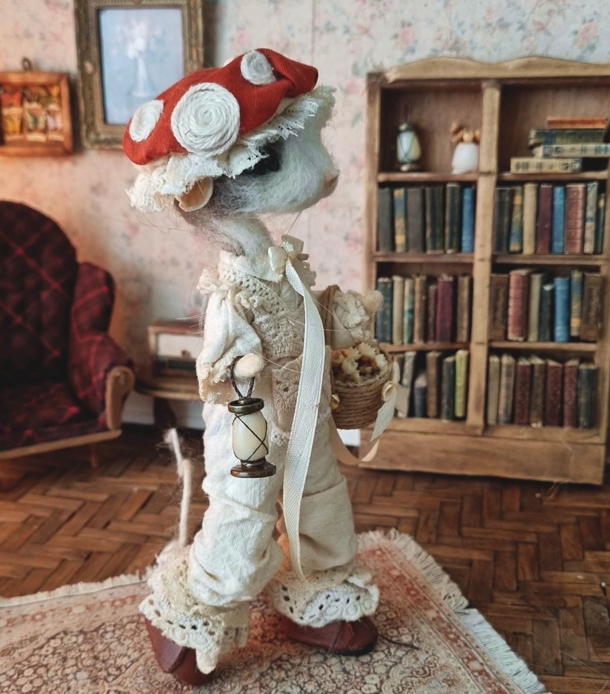 Mary Ann | Needle Felted Wool Mouse