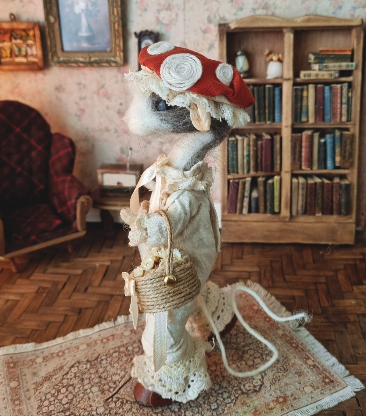 Mary Ann | Needle Felted Wool Mouse