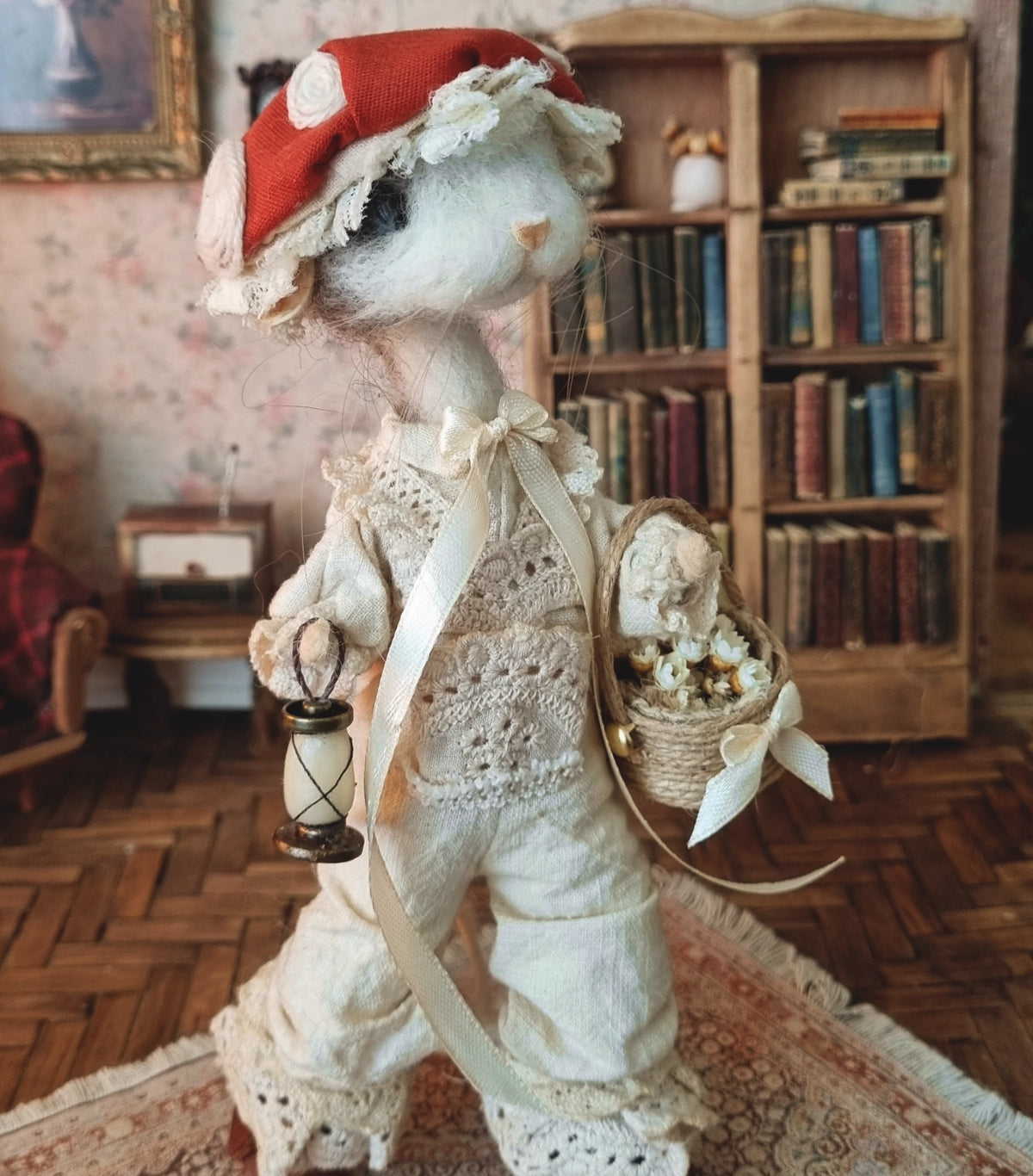 Mary Ann | Needle Felted Wool Mouse
